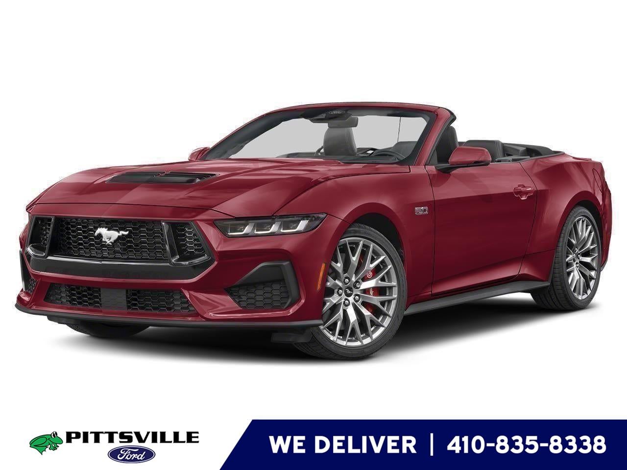 2026 Ford Mustang GT Premium in Molten Magenta Metallic Tinted Clearcoat — front three-quarter view