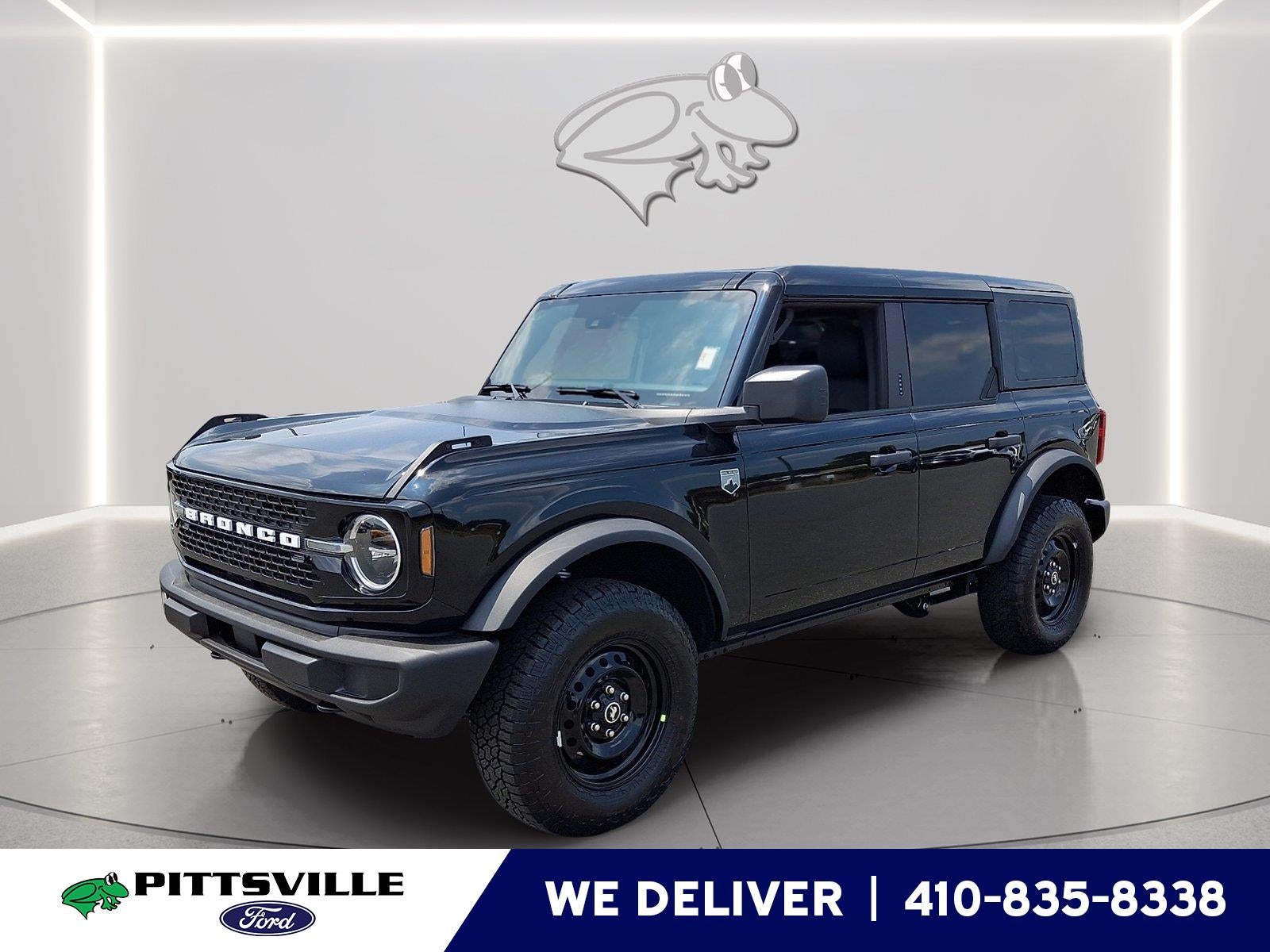 2026 Ford Bronco Big Bend in Shadow Black — front three-quarter view