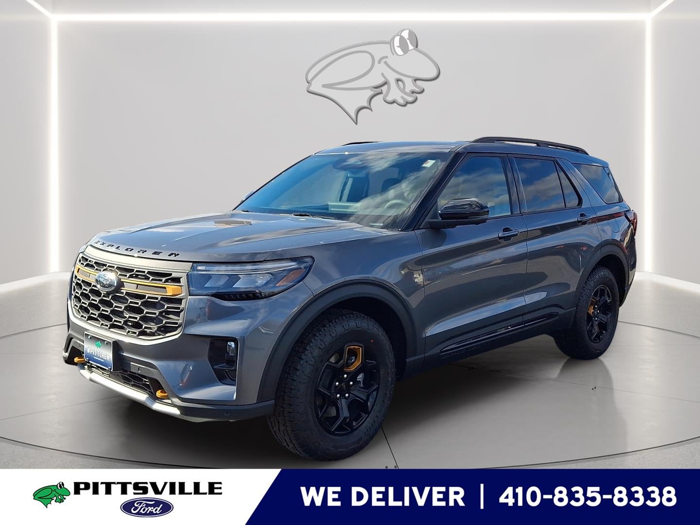 2026 Ford Explorer Tremor in Carbonized Gray — front three-quarter view