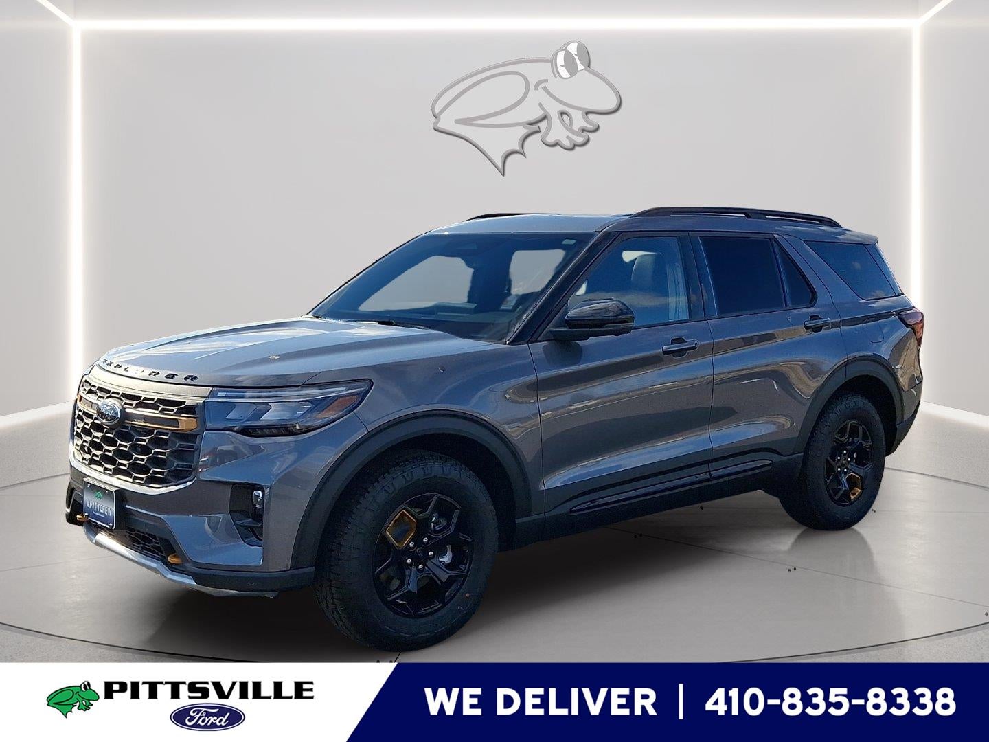 2026 Ford Explorer Tremor in Carbonized Gray — front three-quarter view
