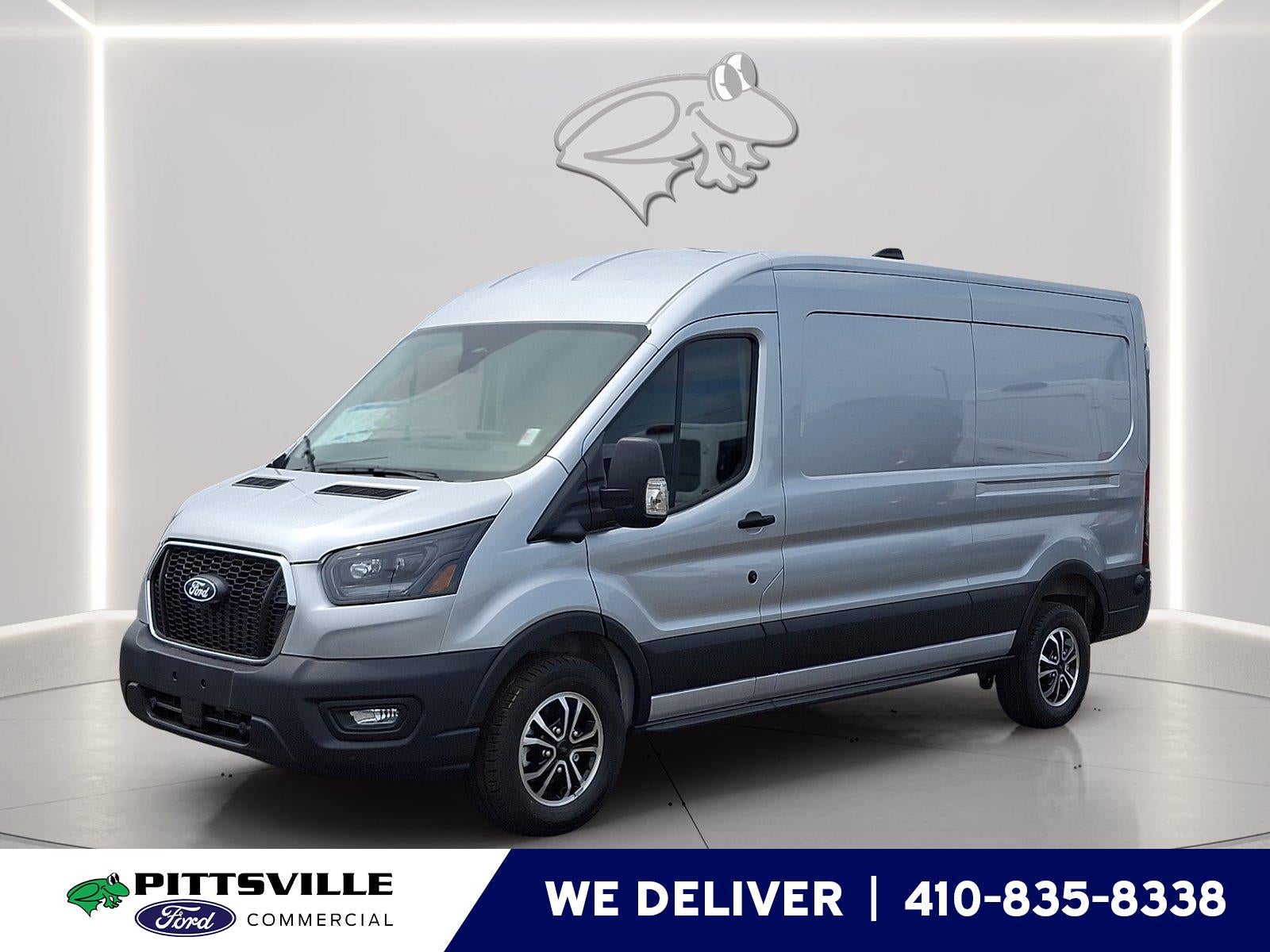 2026 Ford Transit Cargo Van Cargo Van in Ingot Silver — front three-quarter view