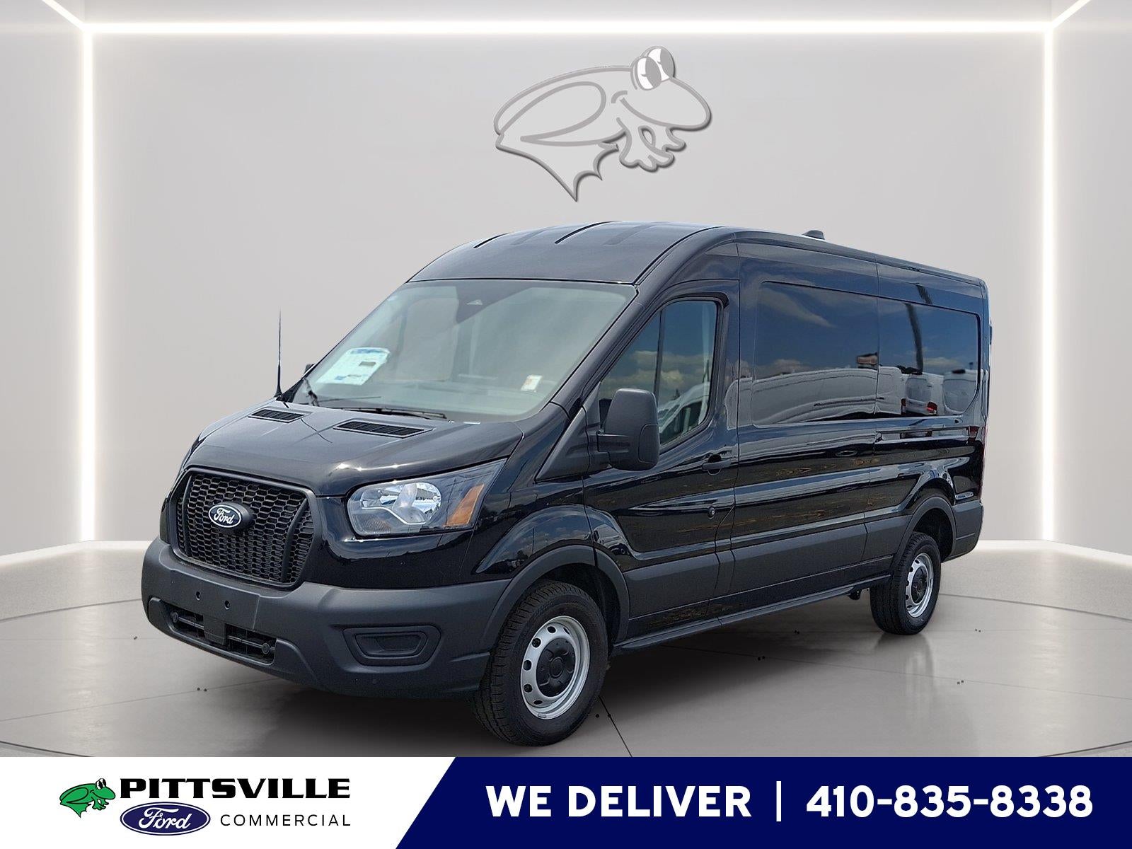 2026 Ford Transit Cargo Van Cargo Van in Um Agate Black Metallic — front three-quarter view