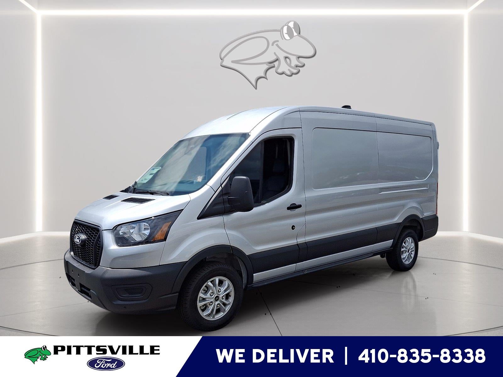2026 Ford Transit Cargo Van Cargo Van in Ingot Silver Metallic — front three-quarter view