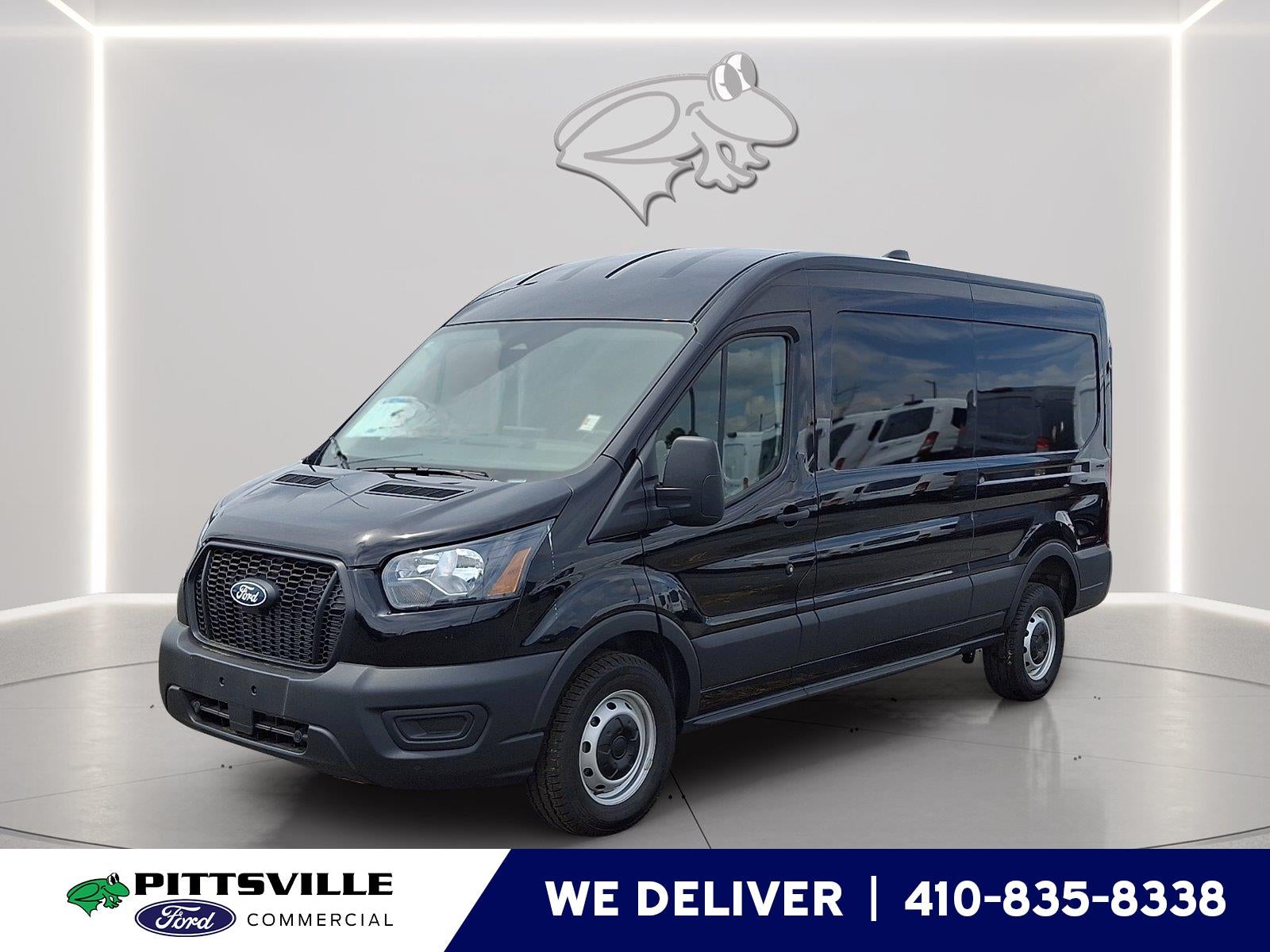 2026 Ford Transit Cargo Van Cargo Van in Um Agate Black Metallic — front three-quarter view
