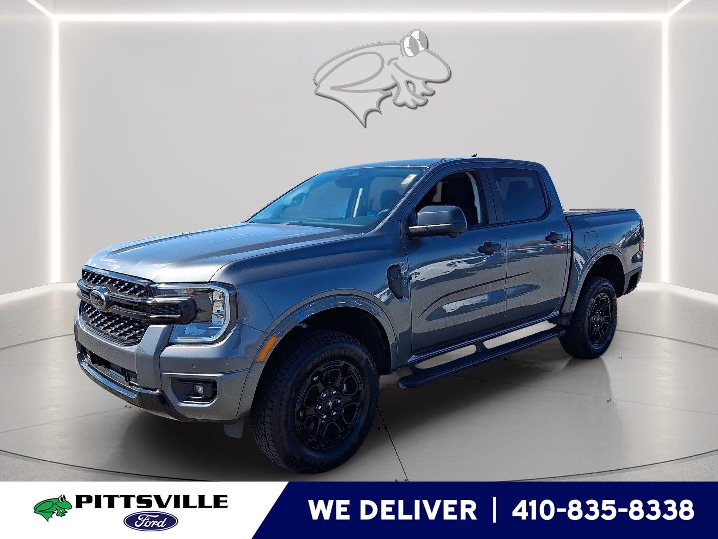 2026 Ford Ranger XLT in Carbonized Gray Metallic — front three-quarter view