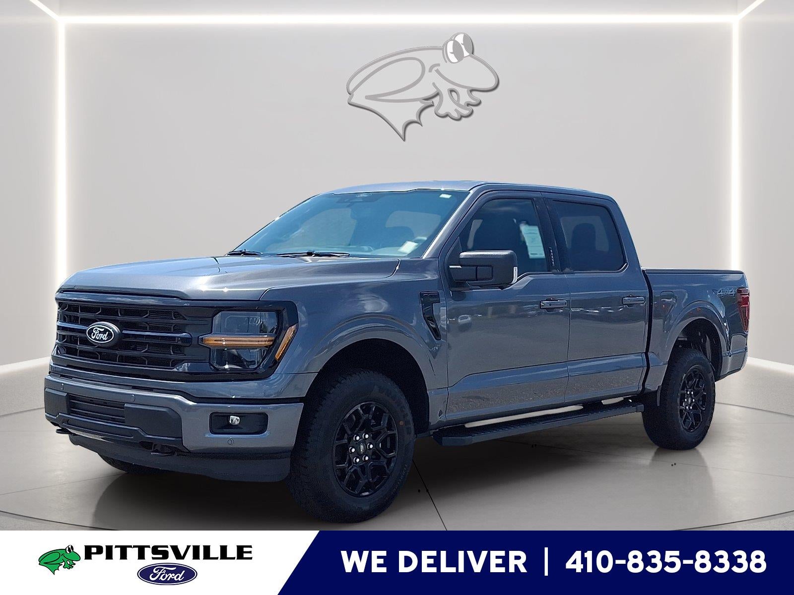 2026 Ford F-150 XLT in Carbonized Gray — front three-quarter view