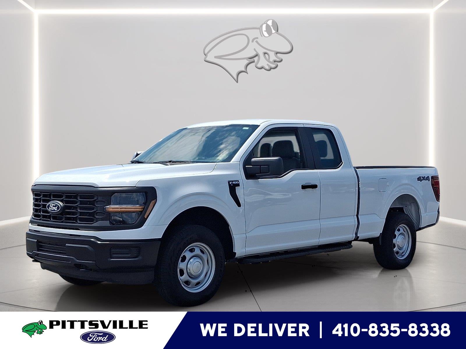 2026 Ford F-150 XL in Yz Oxford White — front three-quarter view