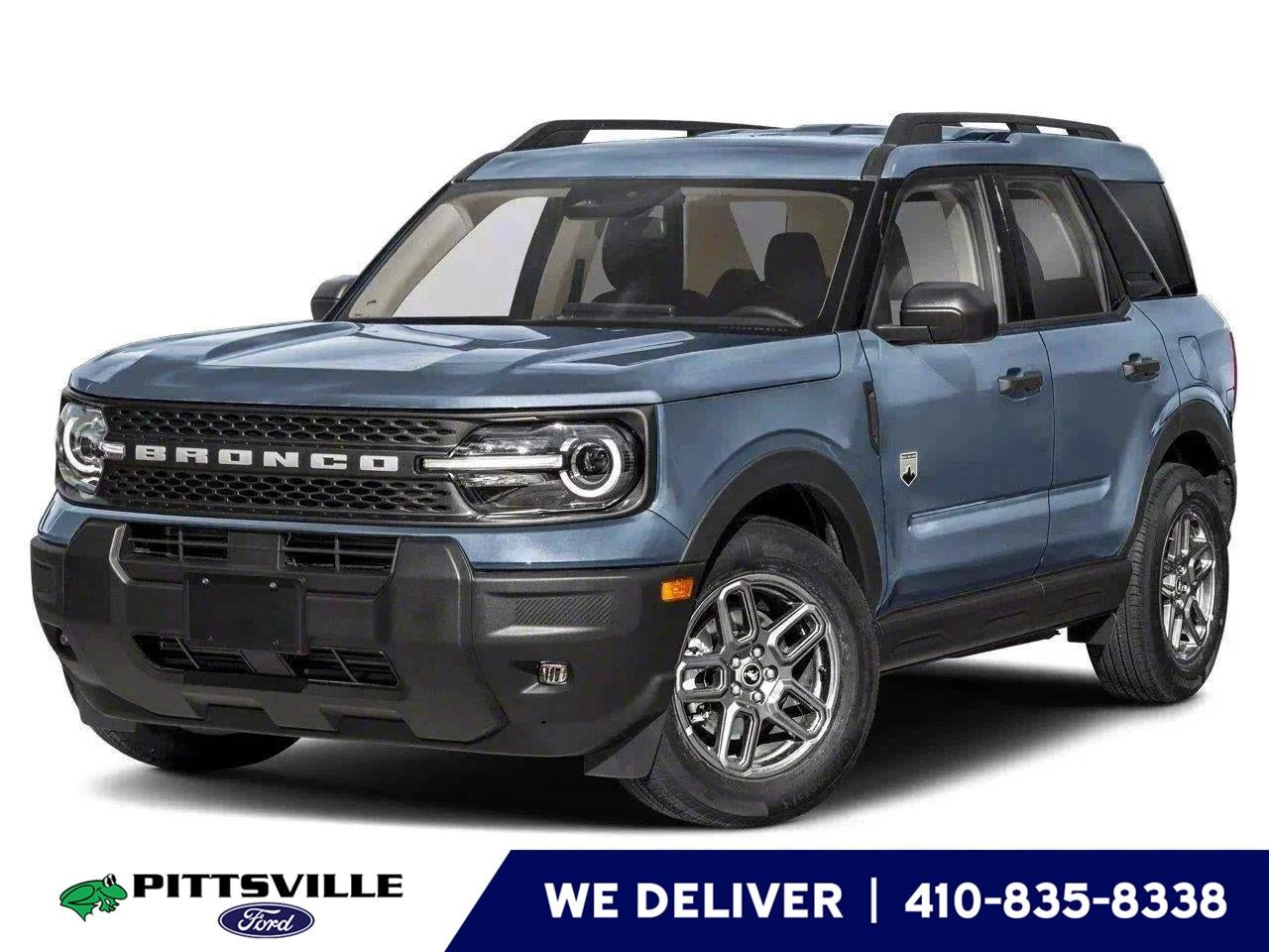 2026 Ford Bronco Sport Big Bend in Oxford White — front three-quarter view