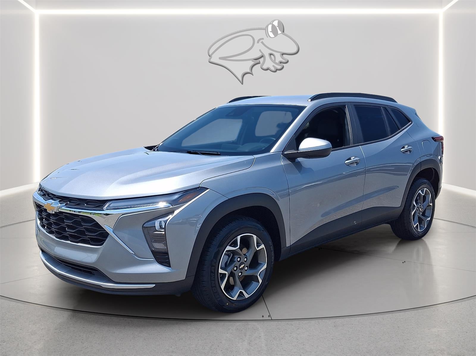 2024 Chevrolet Trax LT in Sterling Gray Metallic — front three-quarter view